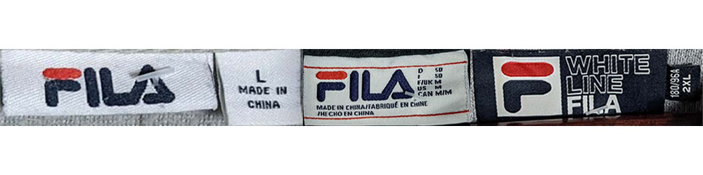 2010s FILA tags