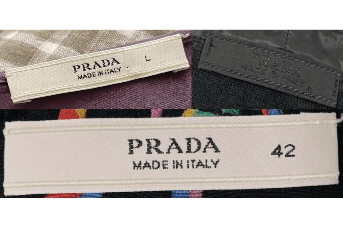 2010s vintage Prada tags