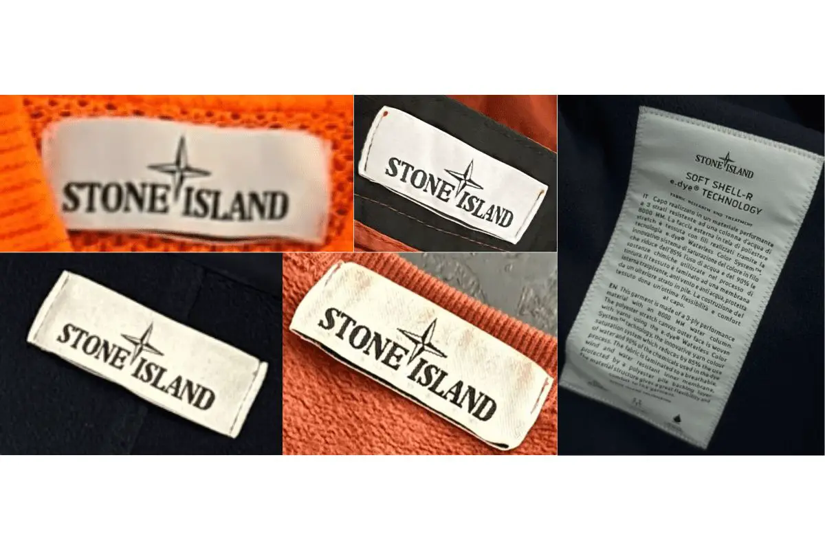 2010s vintage Stone Island tags