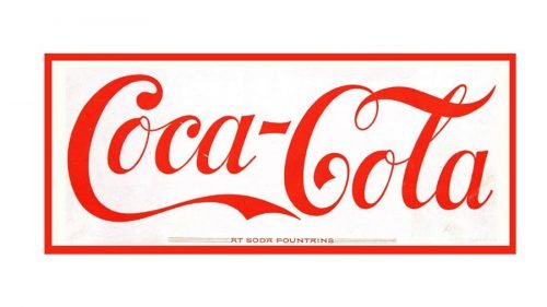 1891 to 1899 Coca Cola logo