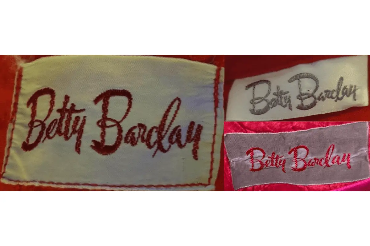 1960s Betty Barclay tags