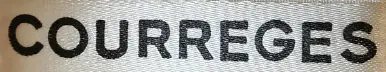 1960s Courreges logo
