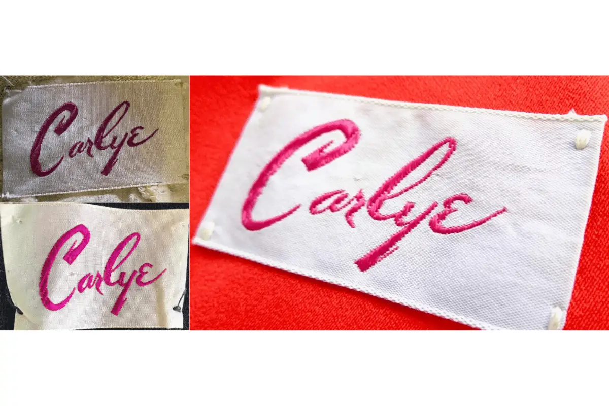 1970s Carlye tags