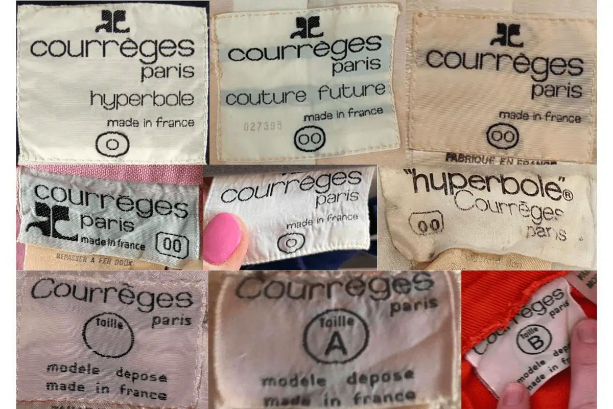 1970s Courreges tags