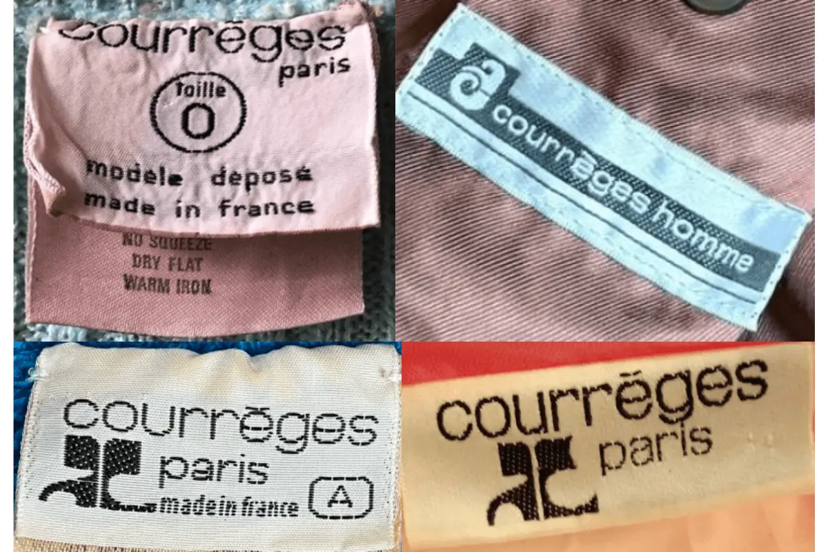 1980s Courreges tags