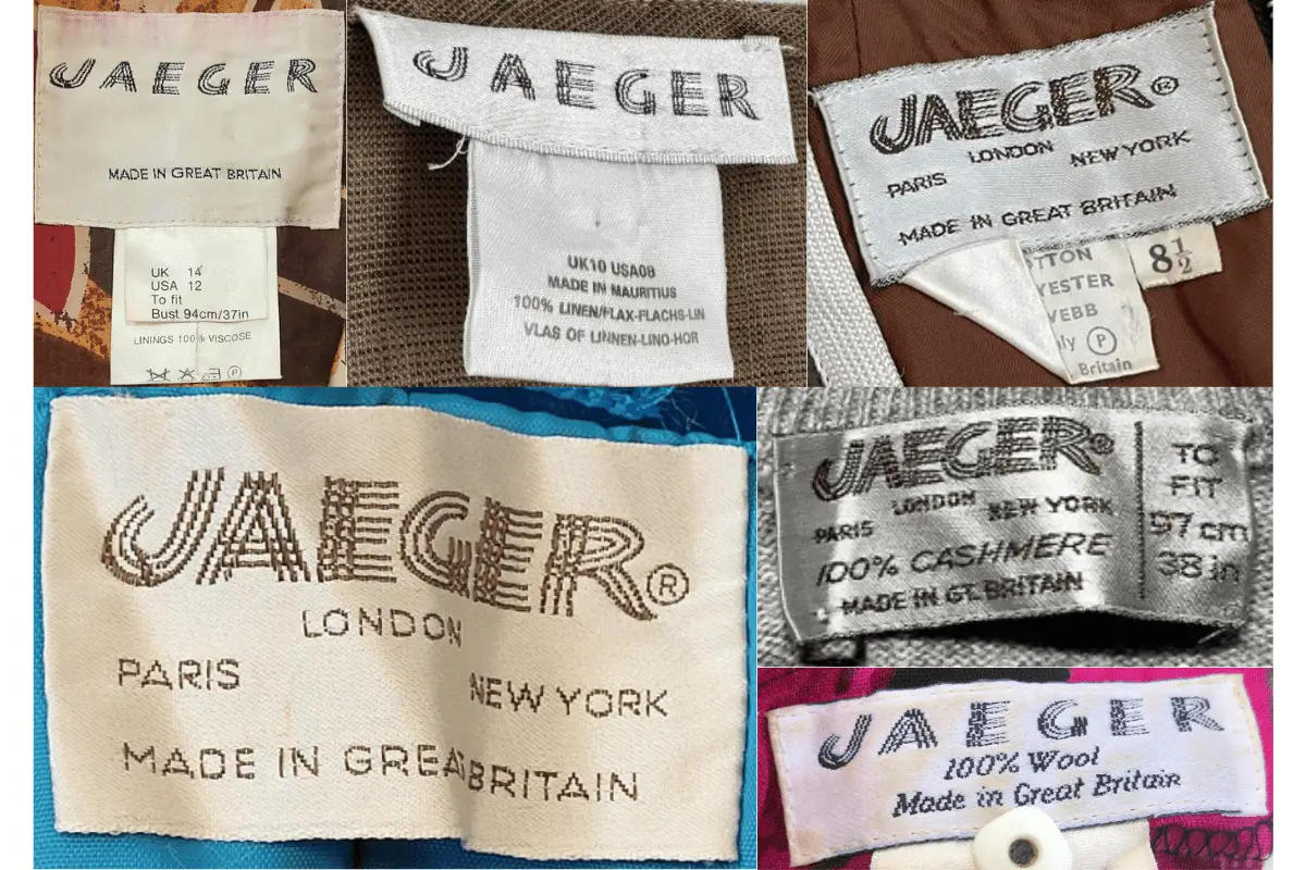 1980s Jaeger tags