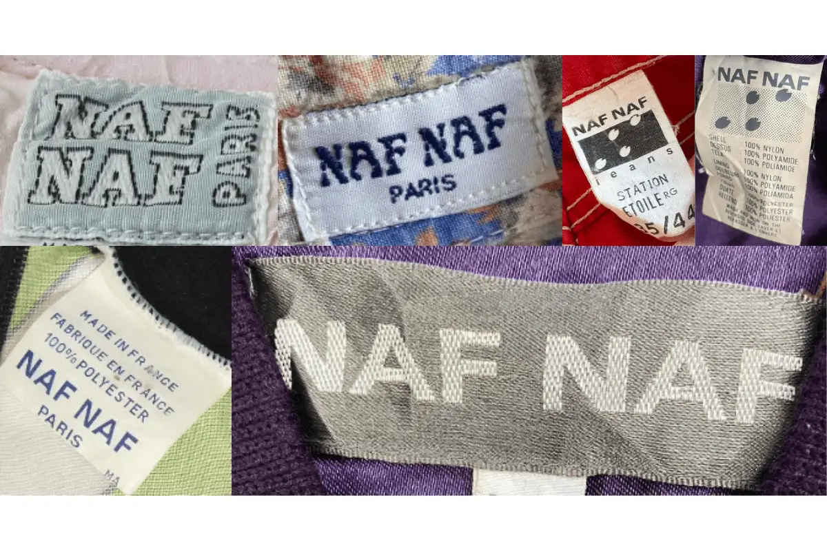 1980s Naf Naf tags