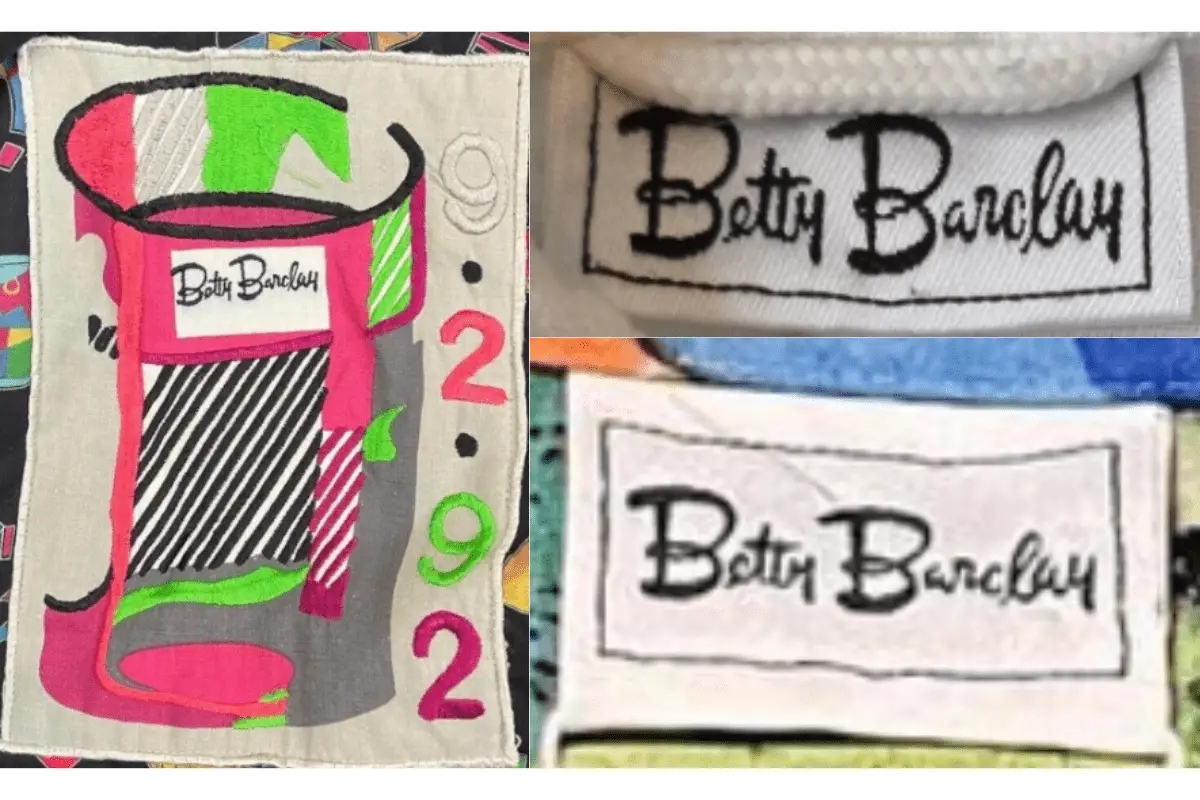 1990s Betty Barclay tags