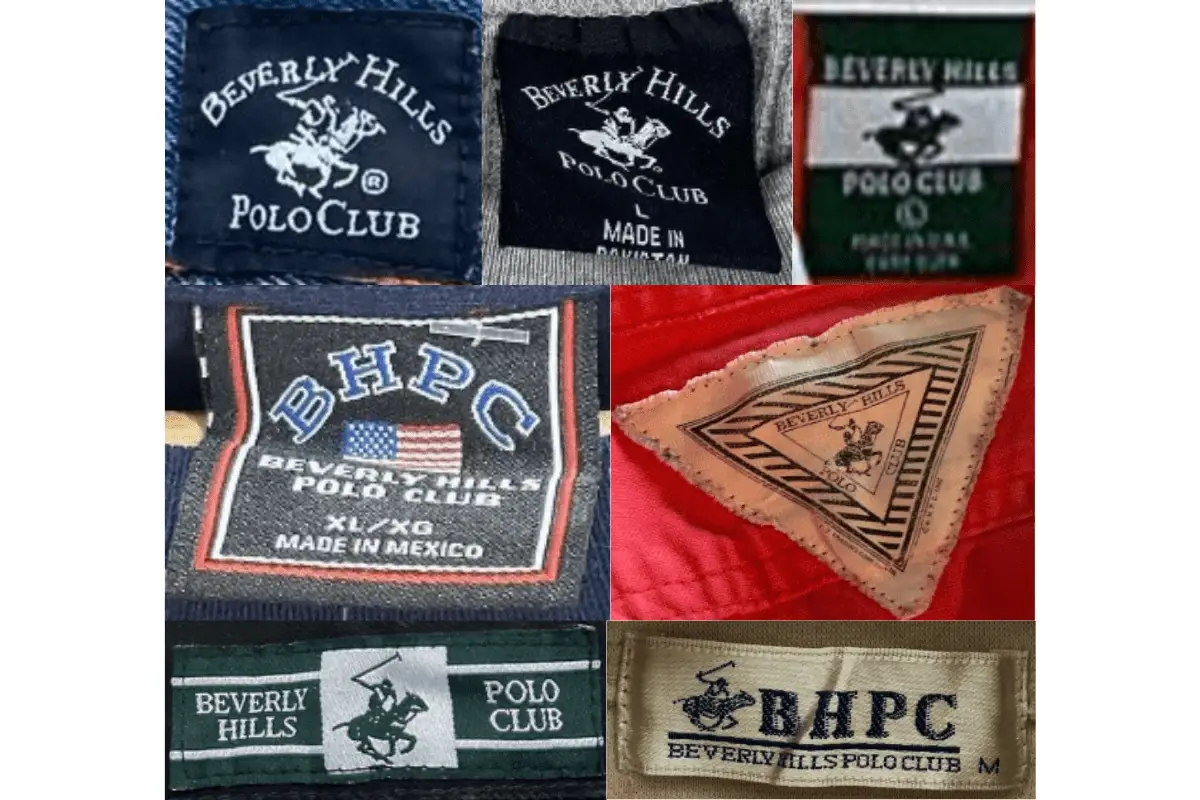 1990s Beverly Hills Polo Club tags