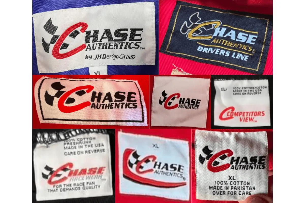 1990s Chase Authentics tags