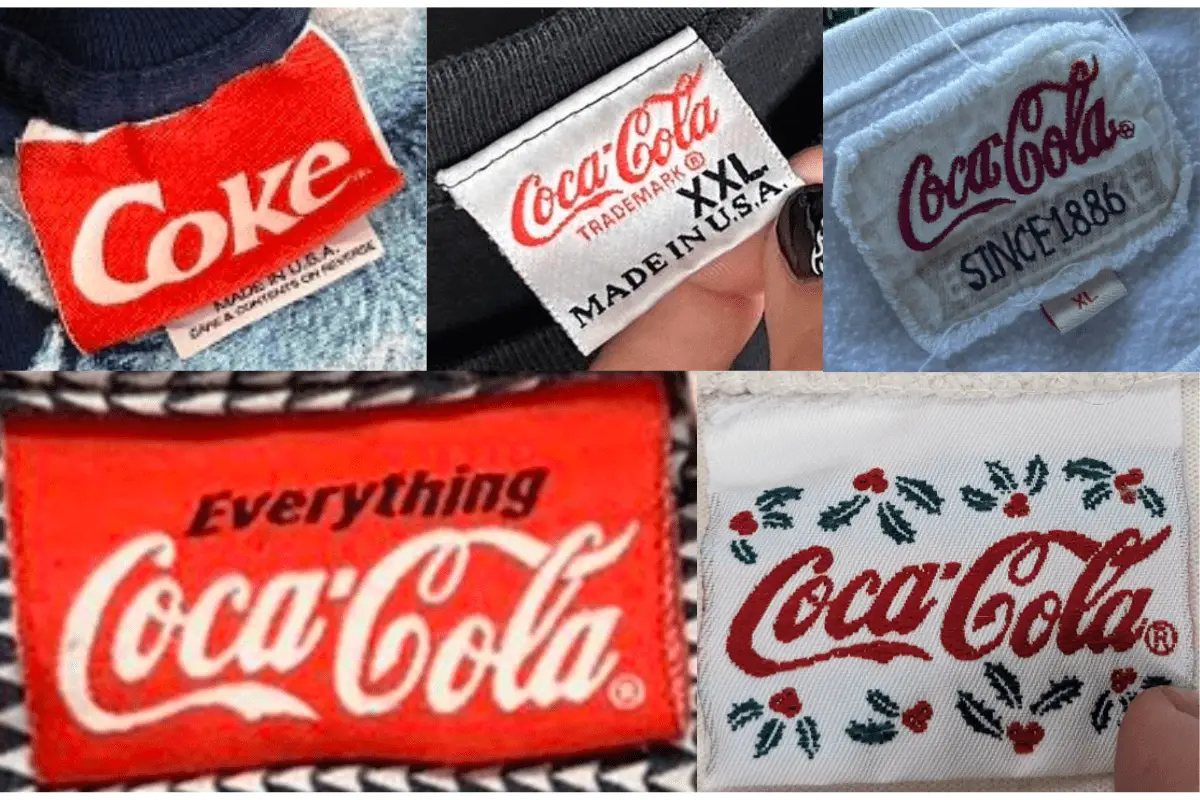 1990s Coca Cola tags