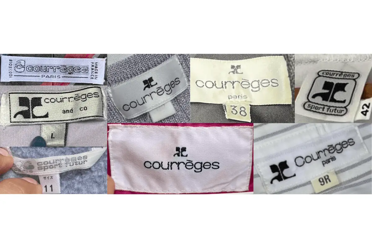 1990s Courreges tags
