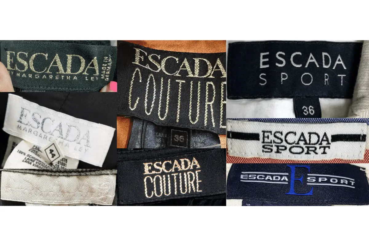1990s Escada tags