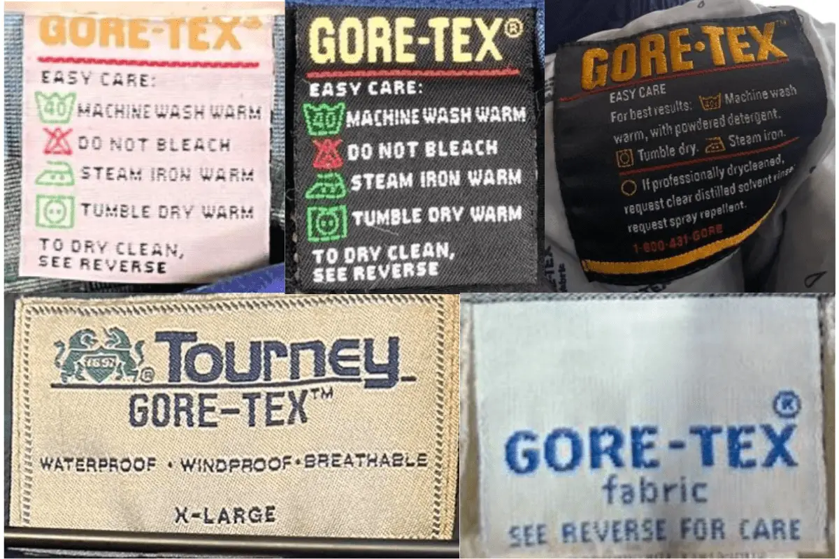 1990s Gore-tex tags