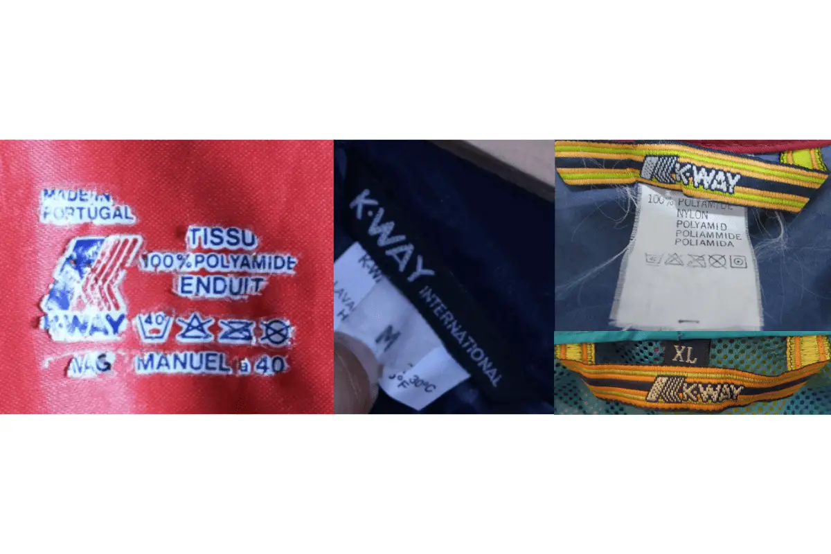 1990s K-Way tags