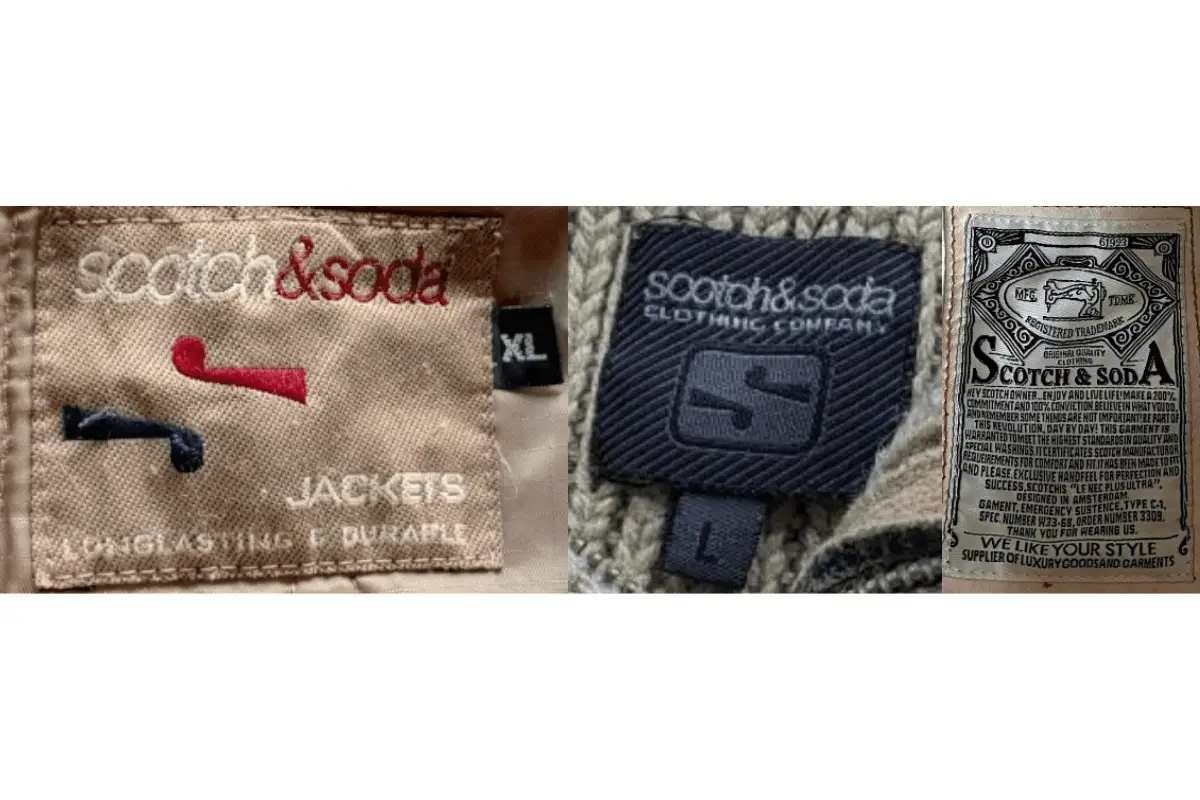 1990s Scotch&Soda tags