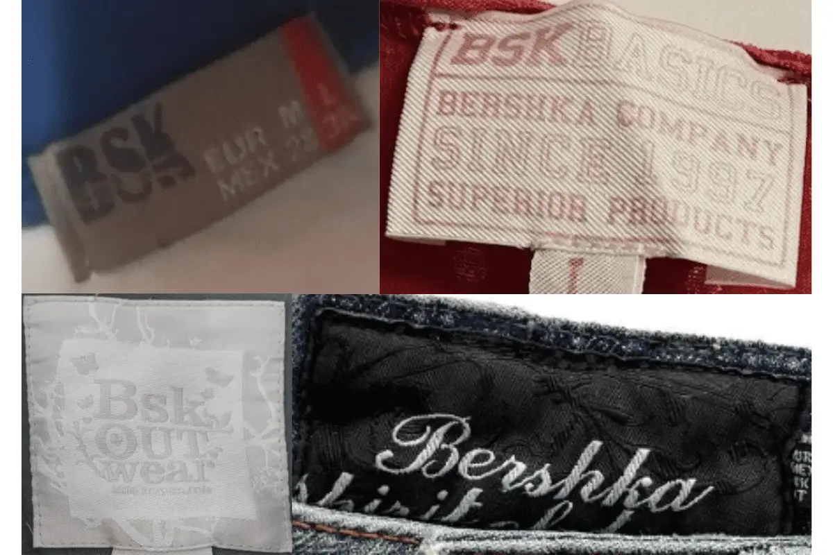 2000s Bershka tags