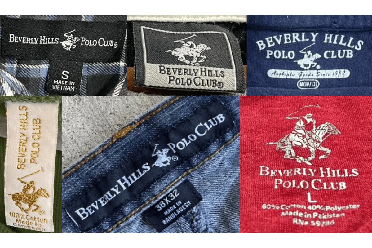 2000s Beverly Hills Polo Club tags