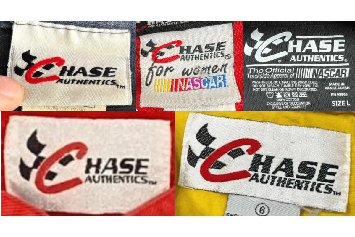 2000s Chase Authentics tags