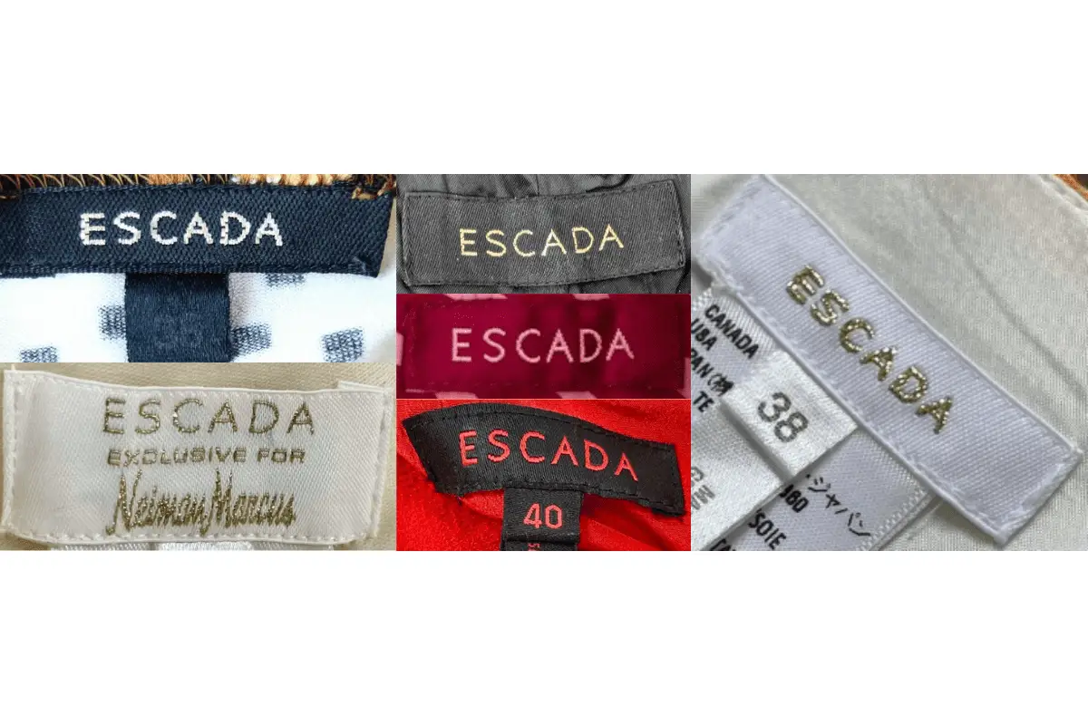 2000s Escada tags