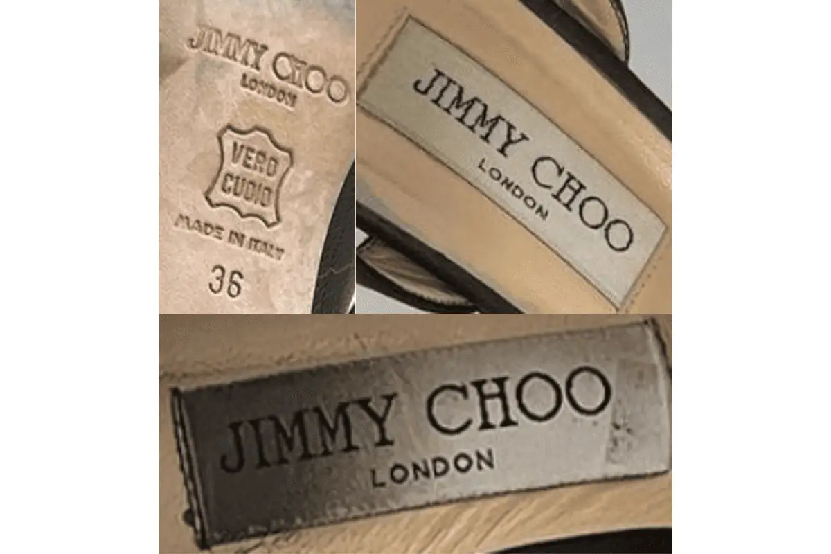 2000s Jimmy Choo tags