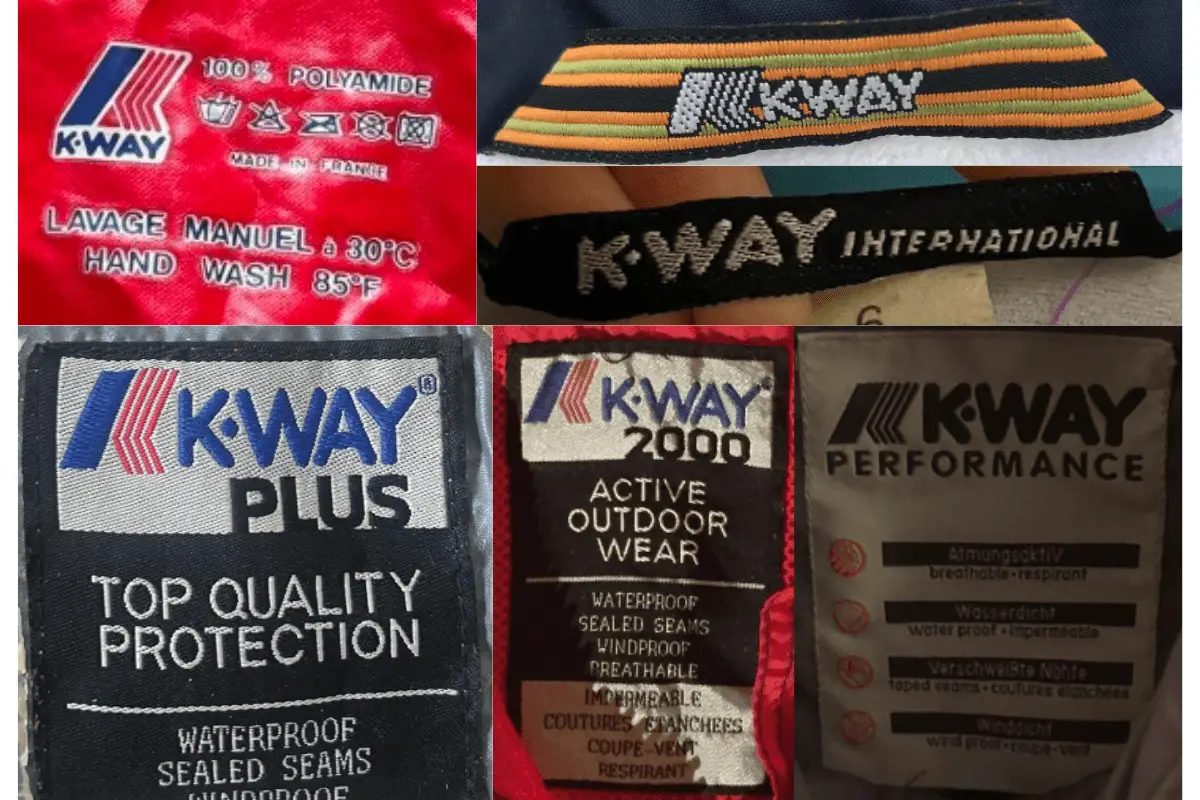 2000s K-Way tags