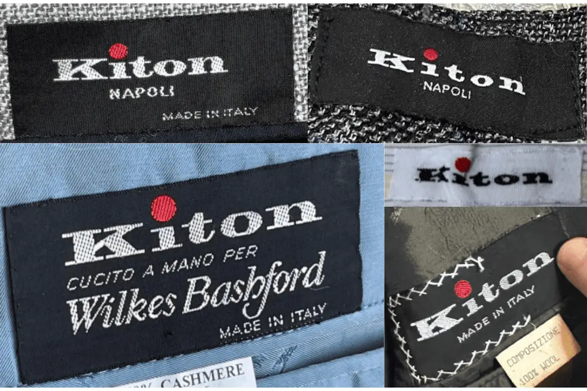 2000s Kiton tags