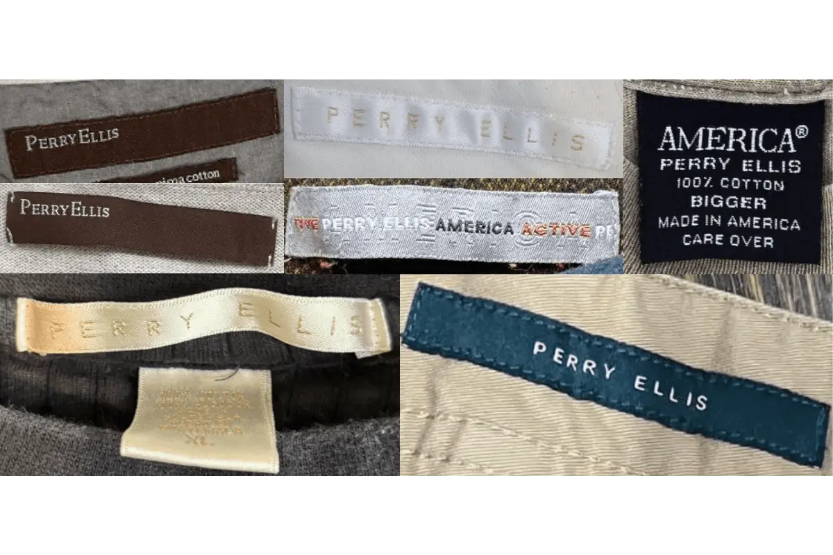 2000s Perry Ellis tags