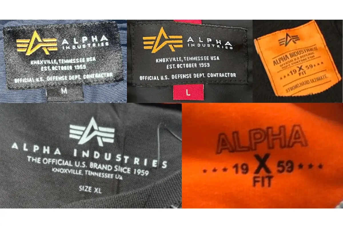 2010s Alpha Industries tags