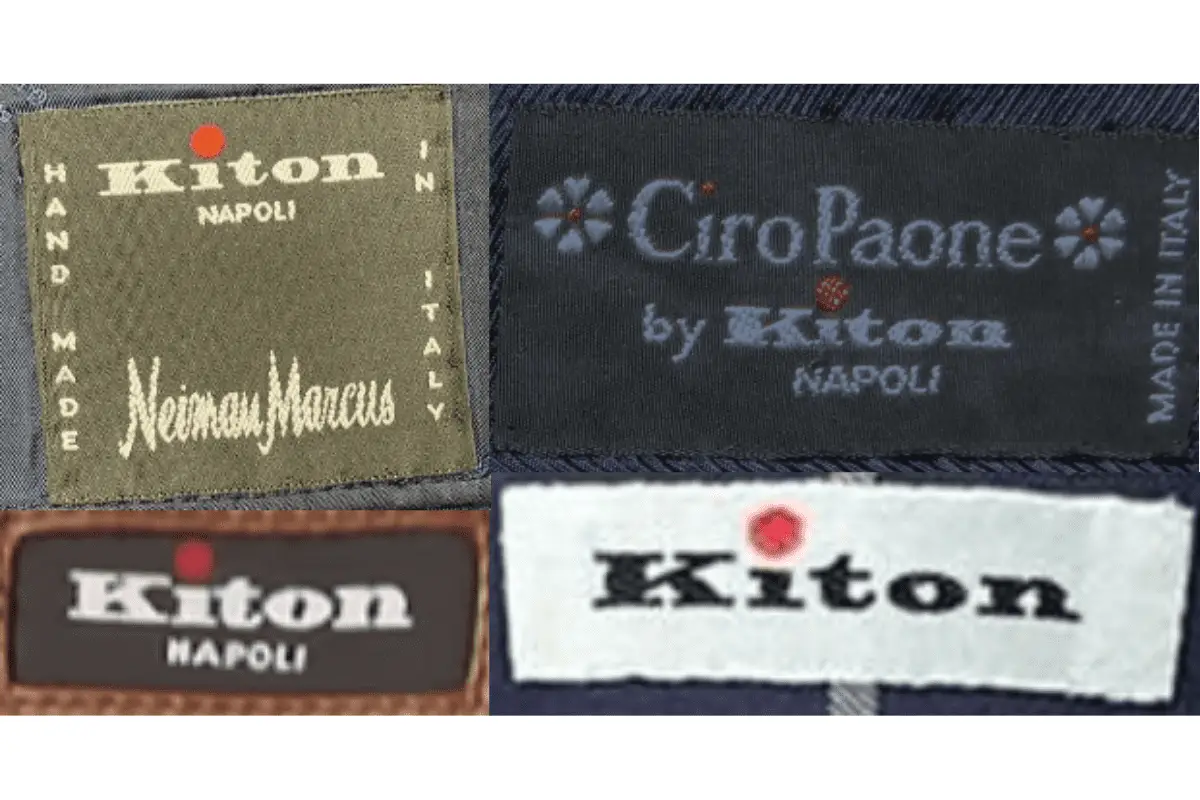 2010s Kiton tags