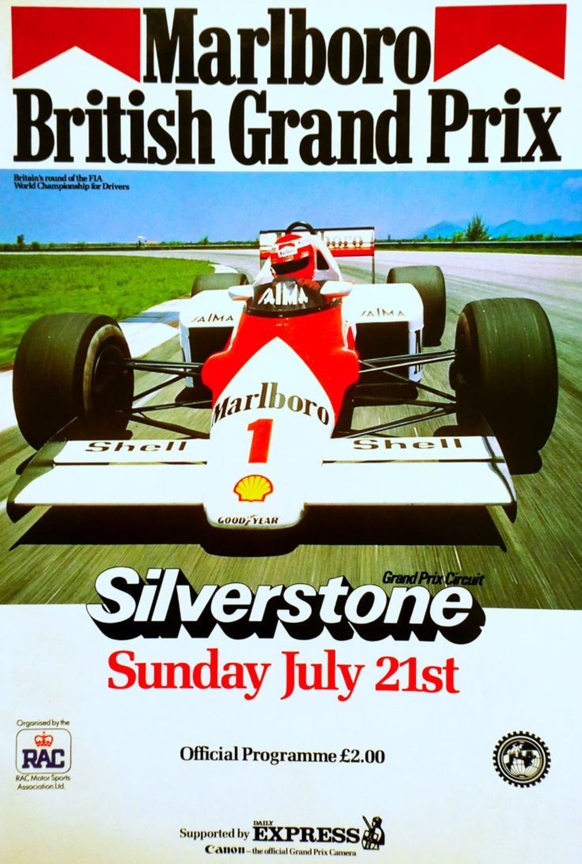Old Marboro Grand Prix Advert