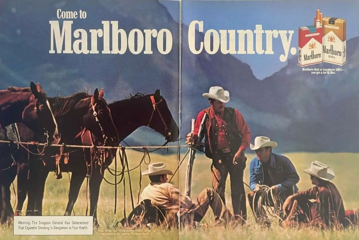 Old Marlboro Country Advert