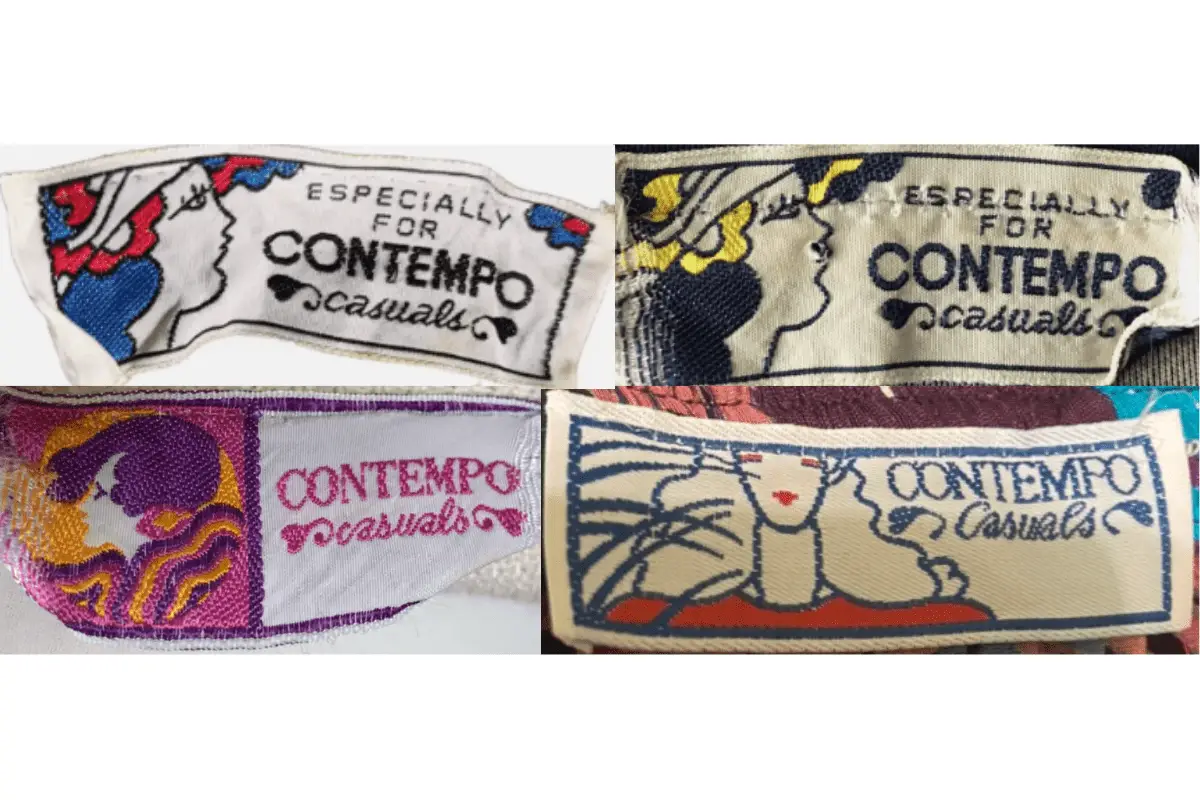 1970s Contempo Casual tags