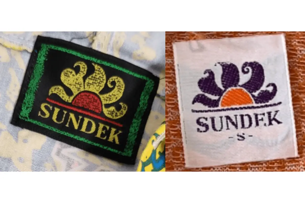 1980s Sundek tags