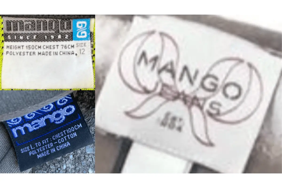 1990s Mango tags