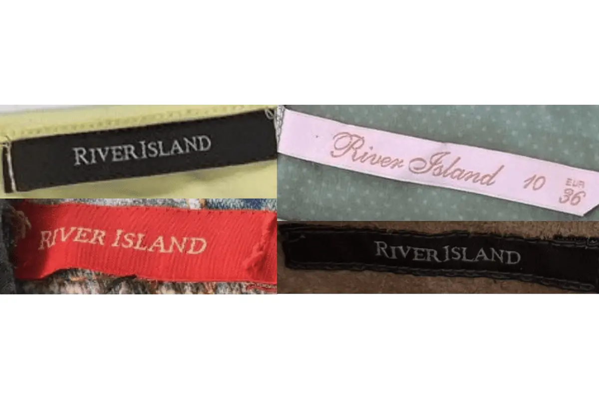 2000s River Island tags