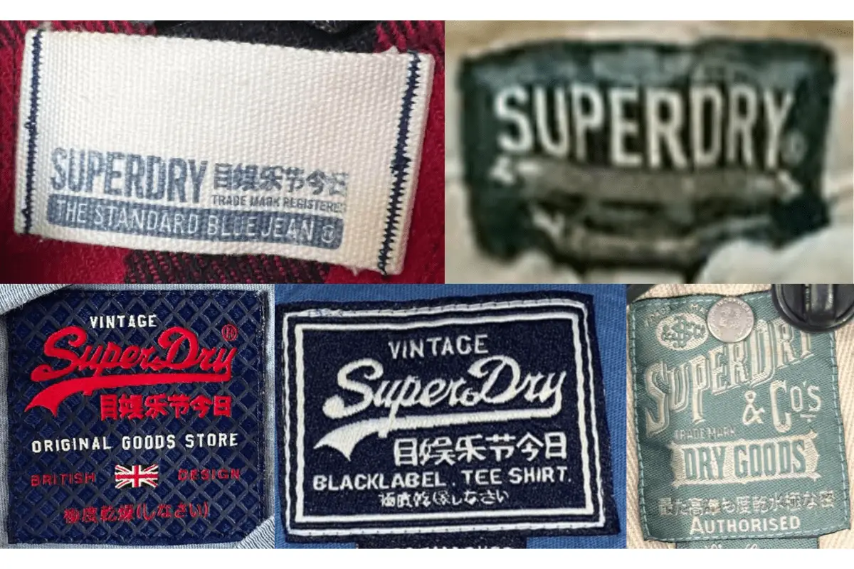 2000s Superdry tags