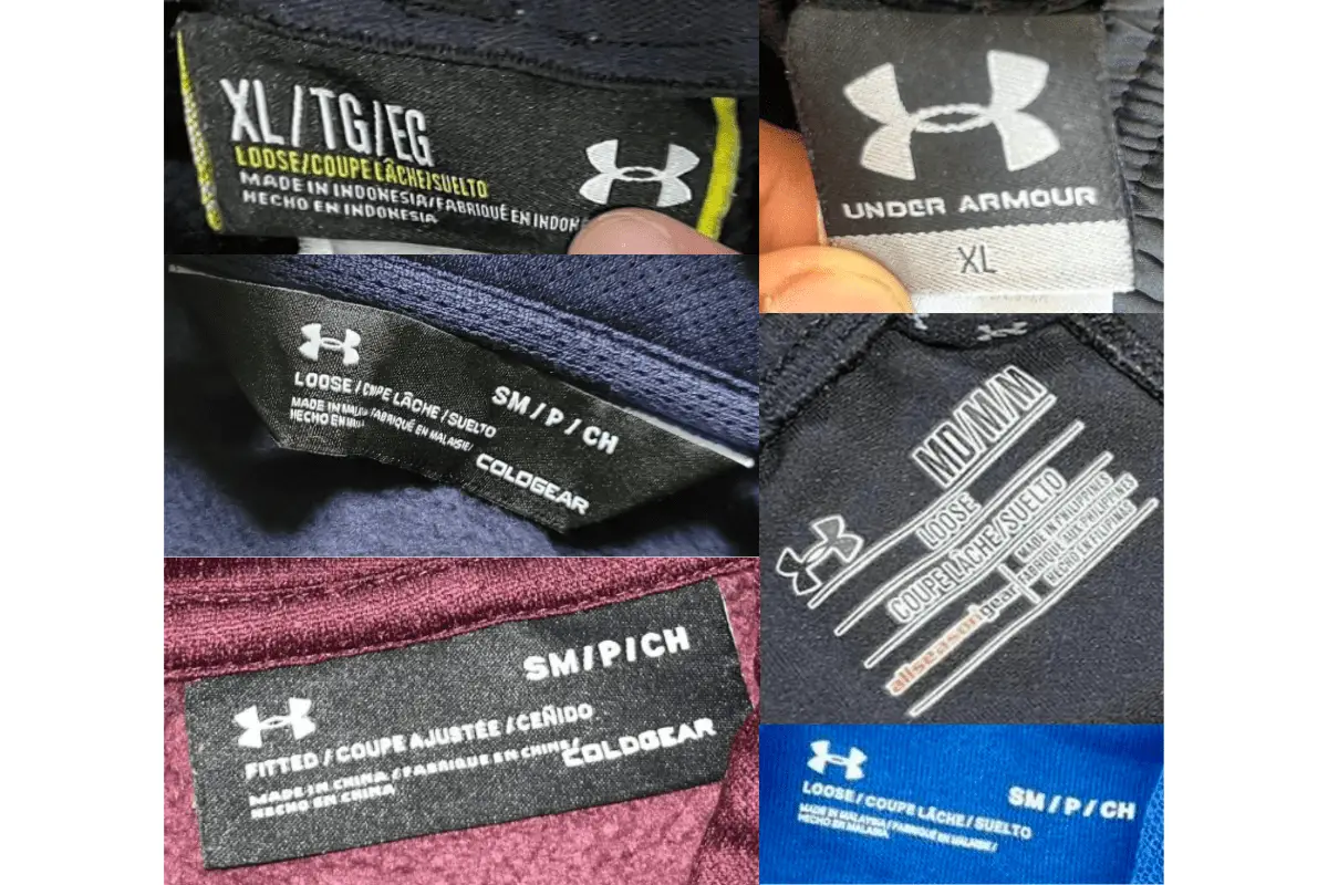 2000s Under Armour tags