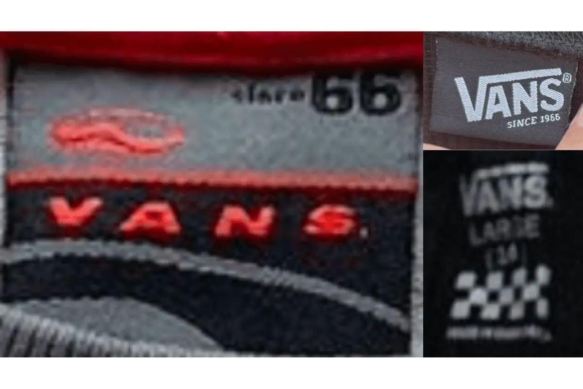 2000s Vans tags