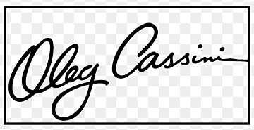 1960s to now Oleg Cassini logo