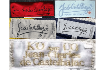How to tell if Jean-Charles de Castelbajac is vintage: Logos