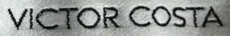 1980s to 2000s Victor Costa logo