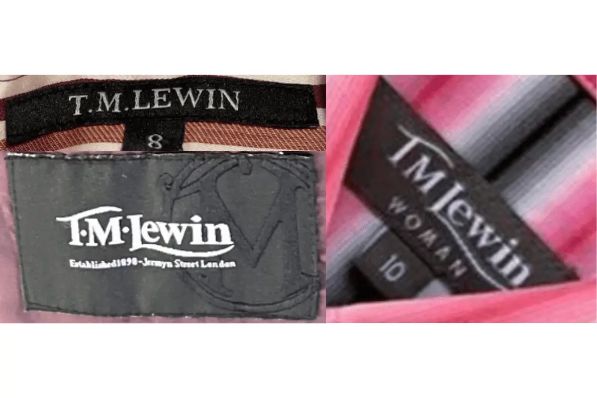 2000s TM Lewin tags