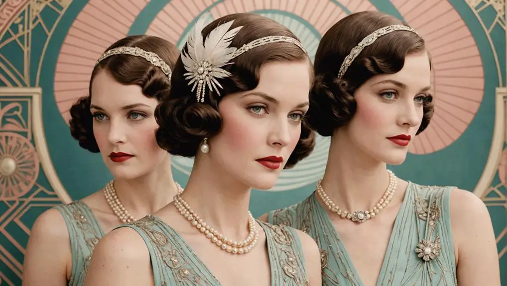 1930s women s bobbed hair accessories