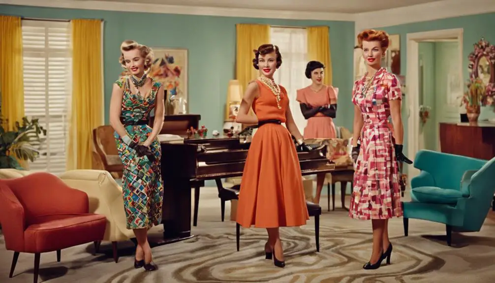 1950s fashion style evolution