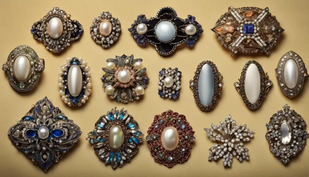 brooch materials and components