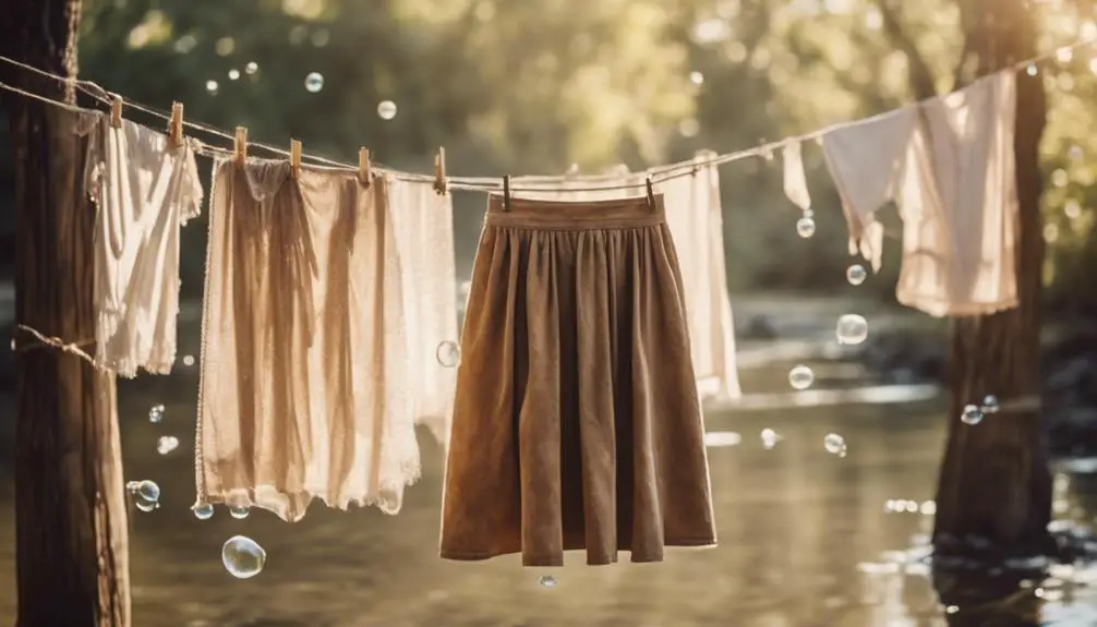 How to Wash a Vintage Suede Skirt