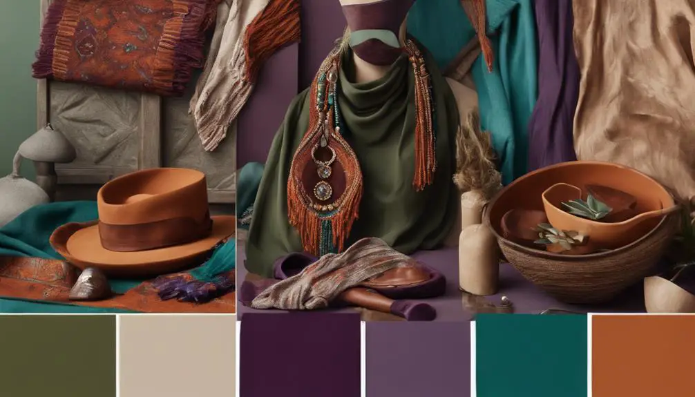 choose earthy vibrant hues