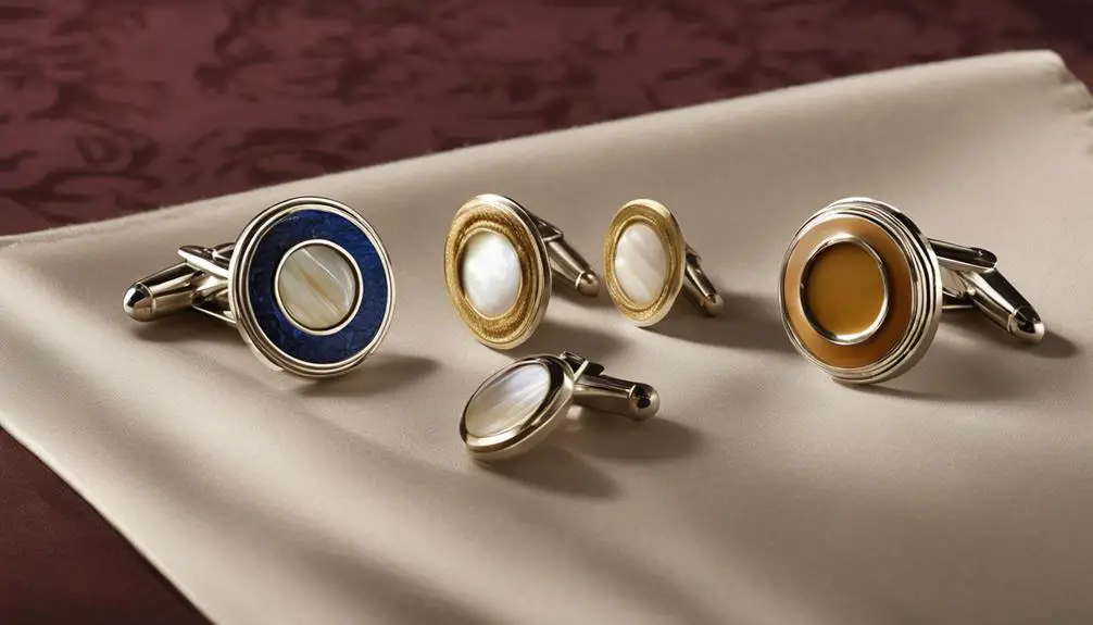 cufflinks material composition overview