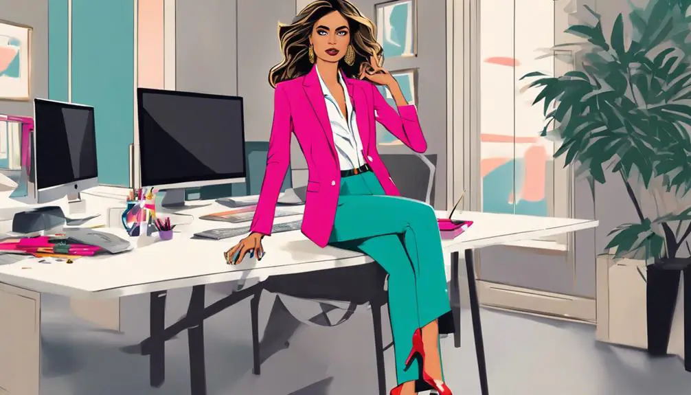 diana s chic office attire